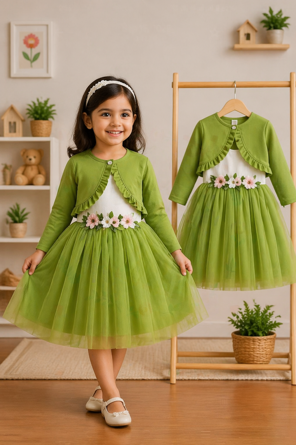 1 years to 10 years Frock ++ koti